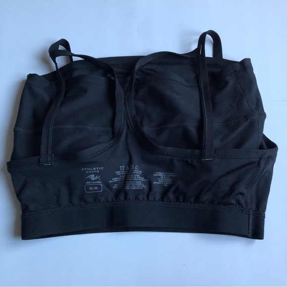 NEW Cami Bralette Racerback Straps Removable Pads Medium Black Women NWOT - Picture 8 of 16